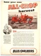 1950 Allis-Chalmers All Crop Harvester Original Print Advertisement (8in X 11in)