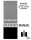 CASE IH INTERNATIONAL 886,986,1086,1486,1586 AND HYDRO 186 OPERATOR`S MANUAL