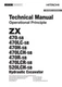 Hitachi ZX470-5B 470LC-5B 470H-5B Excavator Operational Principle Service manual
