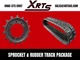 Takeuchi TL10 TL140 TL240 450x100x48 - 18" Rubber Track and Sprocket Package