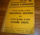 International U-372 U-406 U-450 Power Units Parts Catalog Manual PU-32