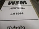 Kubota LA1944 Front Loader Workshop Manual