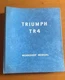 TRIUMPH TR4 & TR4A - Workshop Manual (Part #510322)