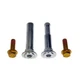 For Navistar 3300/3000RE 2005 Disc Brake Caliper Bolt 2 Pieces Steel With 2 Pins