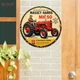Massey Harris MH 50 Tractor Farm Red Tin Metal Signs Home D&eacute;cor 8x8 