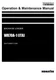 Komatsu WB70A-1 ITA Backhoe Loader Operators Maintenance Manual SN F10950-F11020