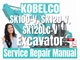 Kobelco Excavator SK100-V SK120-V SK120LC-V Service Repair Manual