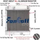 Aluminum 2Row Radiator Fit Artic Cat Prowler 550,700 TRV 700 550 450 0413205 NEW