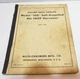 ALLIS-CHALMERS PARTS CATALOG "100" SELF-PROPELLED ALL CROP HARVESTER JUNE 1962