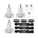 Deck Rebuild Kit 54 inch Deck Mower Parts for Craftsman Includes 3 Spindle 18...