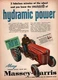 1956 Massey Harris MH-50 Tractor Original Color Ad 