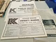 1973 KOHLER K91 K141 K161 K181 ENGINE Owners Manual SET