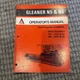 Allis Chalmers Operating Manual for Gleaner N5 & N6 Combine 1319289