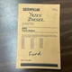 CAT Caterpillar 3208 PARTS MANUAL BOOK CATALOG LIST ENGINE FORD TRUCK, 40S1-LAST