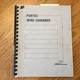 Crown PORTEC WIRE GUIDANCE MANUAL GUIDE BOOK SP36 SP42 SP48 TS FORK LIFT TRUCK