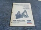 FORD NEW HOLLAND MODEL B-104 B-124 BACKHOE OWNER'S OPERATORS MANUAL