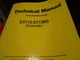 Hitachi EX110-5/110M5 Excavator Troubleshooting Technical manual
