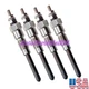 4 pcs Glow Plugs 6655233 for Bobcat Skid Steer Loader 753 763 773 w Kubota V2203