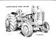 Oliver Super 99 Farm Tractor ~ Pen & Ink Print