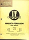Massey-Ferguson MF 303 404 406 444 1001 Tractor Shop Service Manual MF-10