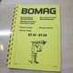 BOMAG BT58 BT68 VIBRATORY TAMPER Repair Shop Service Manual owner book GUIDE