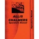 Operator's Manual fits Allis Chalmers WD45