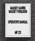 MF231 TRACTOR OPERATOR INSTR. MAINTENANCE MANUAL FITS MH MASSEY FERGUSON MF261