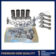 Rebuild Kit+4pcs Connecting Rod for Mitsubishi 4D55 4D55T Engine A167 L300 L200
