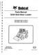 Bobcat S 220 - Repair Manual- Parts Manual Printed on Paper