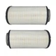 2 x Air Filter For 2010-2019 Kenworth Peterbilt 367 388 W900 WIX WA10009 P614986