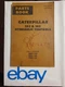 Caterpillar CAT 153 163 Hydraulic Controls Parts Book Manual 38G1, 39G1, 44G1 Up