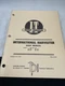 I&T Shop Service International Harvester Shop Manual - IH-39 - Hydro 100 1466