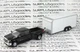 Greenlight LOOSE 2022 GMC SIERRA 3500 HD Dually Pickup w/White Enclosed Trailer