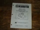 Kubota G4000 Tiller G4200H G5200H Tractor Parts Catalog Service Repair Manual xz