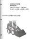 NEW HOLLAND Operator's Manual Skid-Steer Loader L-451,L-452,L-454,L-455