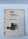 New Holland Combine TR 70/78/85/95 Special Service Tools Service Manual 1982
