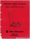 Used New Holland Model 120 Mower Service Parts Catalog