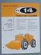 ALLIS-CHALMERS TL14 TRACTOR LOADER GENUINE ORIGINAL SALES BROCHURE 