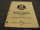 I&T Massey Ferguson MF285 Tractor Shop Service Repair Manual MF-36 xo