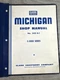 1966 Clark Michigan Shop Manual No 2451 R-1 C-5000 Series