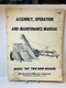 Original Minneapolis Moline Assembly, Operation & Maint. Manual Model RH Huskor