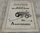 Allis Chalmers TM-361A Model 82 S Side Mounted Mower Operating & Setting Up
