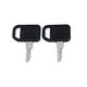 2 Pcs Ignition Key AM131841 for John Deere LX172 LX173 LX176 LX178 LX186 LX188