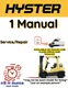 HYSTER FORKLIFT (H008) H700HD SERVICE REPAIR SHOP MANUAL PDF ON USB