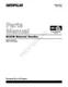 Caterpillar Cat M325B Material Handler Parts Catalog Manual