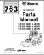 Bobcat 763 G Series Skid Steer Parts Catalog Manual Diagrams List 6900986