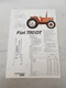 FIAT 780DT Tractor Sales Spec Leaflet c1980＃4342