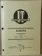 Vtg 1985 I&T Shop Service KUBOTA K-1 MANUAL Models L175 L210 L225 L225DT L260