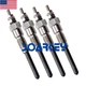 4 pcs Glow Plugs 6655233 for Bobcat Skid Steer Loader 753 763 773 w Kubota V2203
