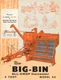Allis Chalmers Model 66 Big-Bin 6 Foot All-Crop Harvester Brochure AC Tractor